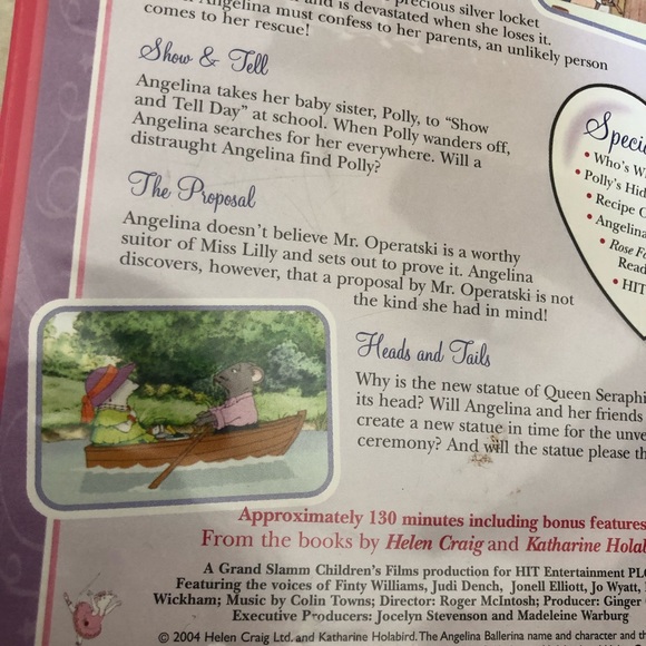 2. Angelina Ballerina-A Little Star  with Big Dreams DVDs - Picture 7 of 14